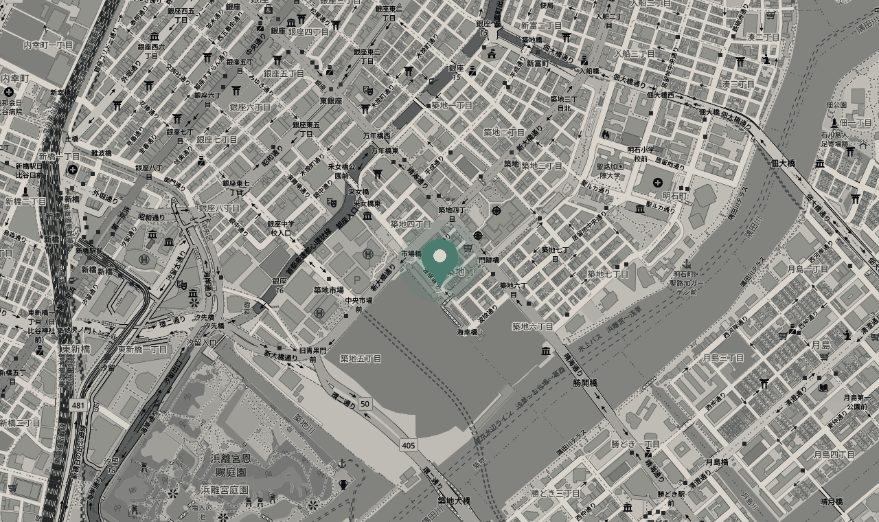 地図: 築地4-10-5